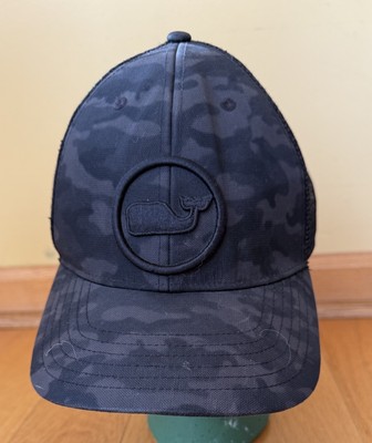 Vineyard Vines Hat Mens Black Camouflage Trucker Mesh Snapback