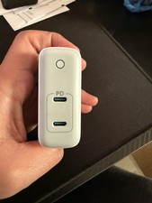 Anker 60W 2-Port USB C Charger PowerPort Atom PD 2 w/GAN Tech WHITE - Foldable
