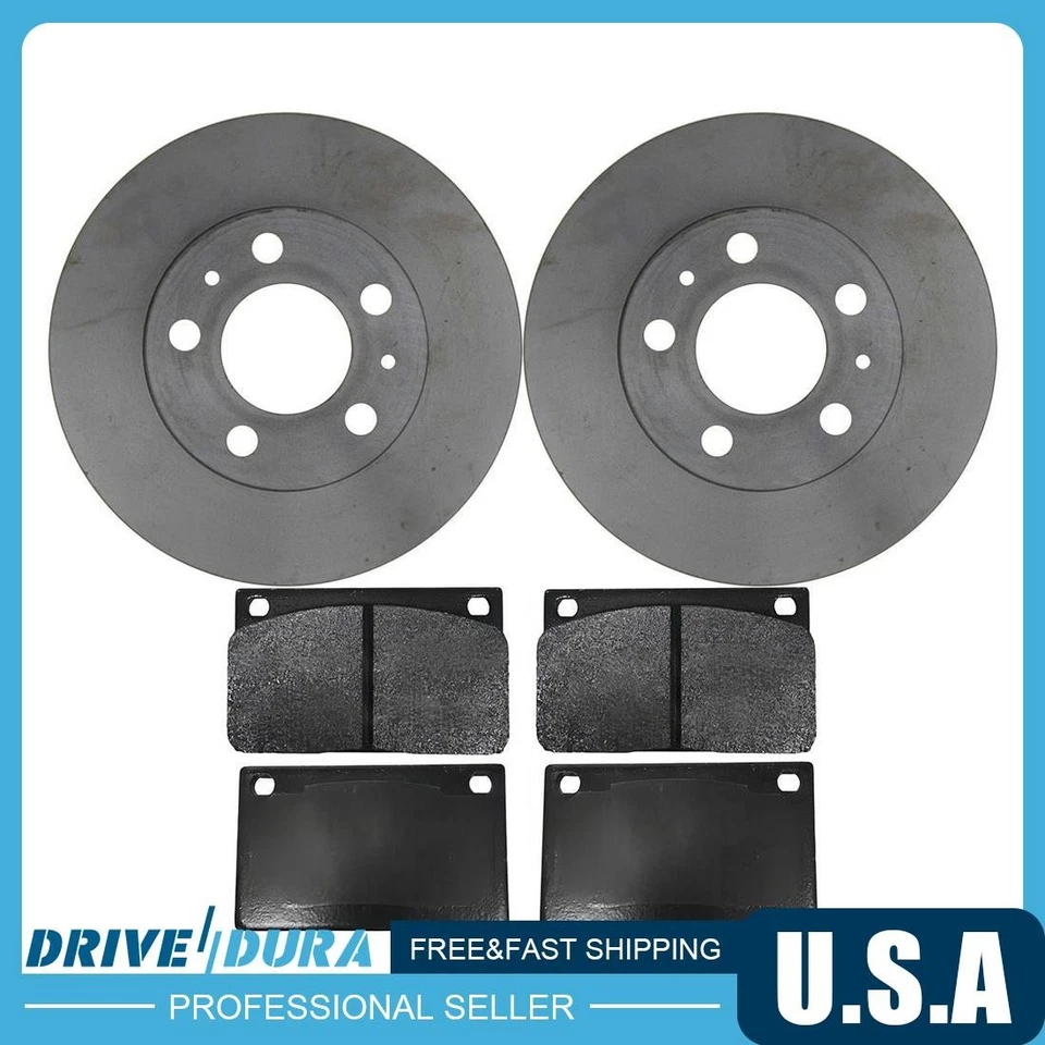 Kit de rotores y pastillas de freno de disco delanteros para Volvo 262 Volvo 264 Volvo 265 Foto 2 de 2