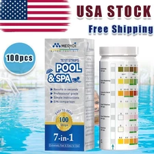 Merydi- 7 Way Swimming Pool Spa Water Chemical Test Kit CHLORINE BROMINE PH *100
