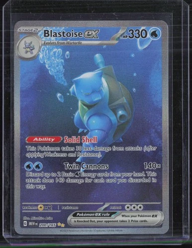 2023 Pokemon MEW EN Special Illustration Rare #200 Blastoise ex
