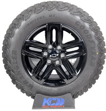 18 Chevy Silverado Black Oem Trailboss Wheels Rims Tires 2024