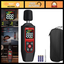 Digital Sound Level Meter, Decibel Meter A/C Weighted 30-130dB, Noise Measuremen