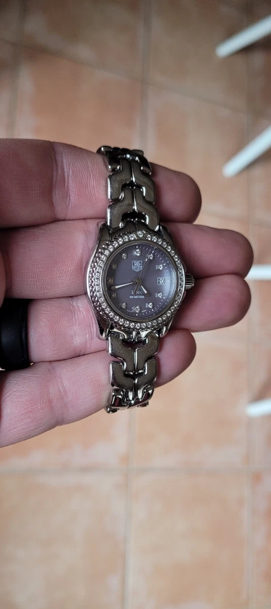 Tag Heuer Link 34.5mm Ladies Watch needs new battery with diamonds WAT1316.BA0956 Tag Heuer Link 34mm Ladies Watch main image 2
