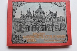 Fotobüchlein Grand Hotel Bauer" in Venedig Italien 1905 21 Bilder