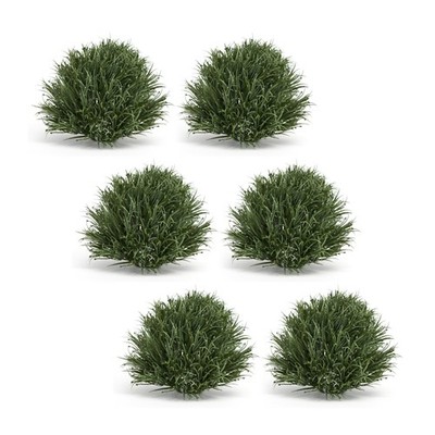 Melrose Spring Grass Half Orb (Set of 6)