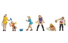 Noch Sexy Carwash Figures 15947 HO Scale