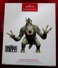 2023 Hallmark Star Wars Rancor Riding Into Battle The Book Of Boba Fett