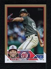 2023 Topps Update Gold 608/2023 Kyle Finnegan #US249 tv5