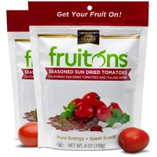 Traina Home Grown Fruitons Seasoned California Sun Dried Tomatoes and Italian...