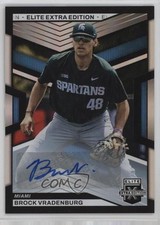 2023 Panini Elite Extra Edition Signatures Brock Vradenburg #57 Auto 2t9