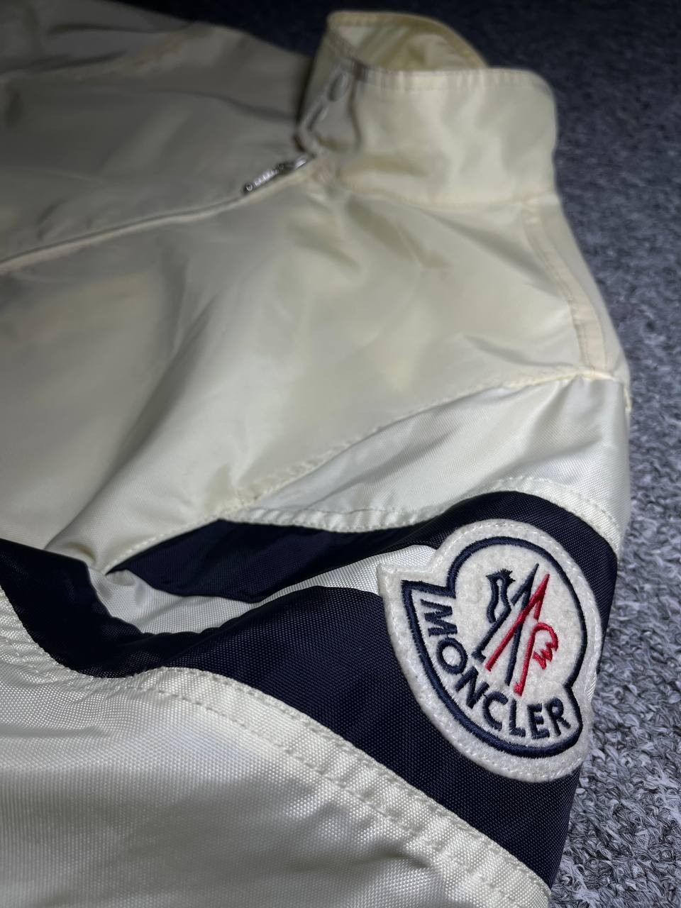Rare MONCLER Luxury Men's Vintage Nylon Bomber Jacket - Size 4 (L) image 10