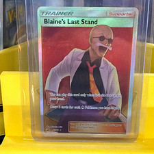 Pokemon TCG Blaine's Last Stand Full Art Holo Ultra Rare 69/70 Dragon Majesty EN on eBay