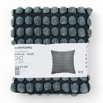 IKEA SVARTPOPPEL Gray-Green Pillow Cover 20'' x 20''