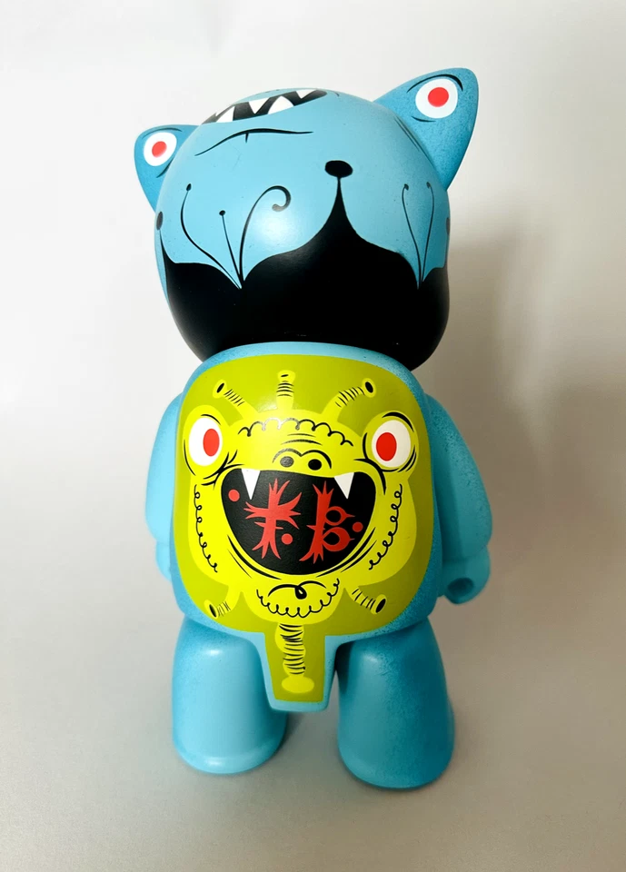 Qee Cat Vinyl Toy Designed by Tim Biskup x Toys2R (8") - Image 2 of 2