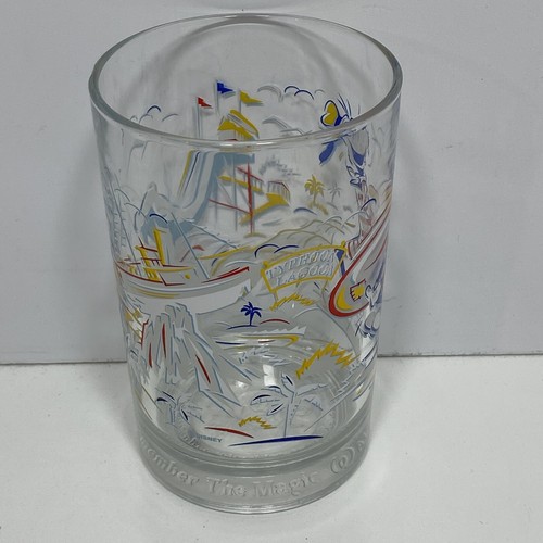 2 Walt Disney World Remember the Magic 25th Anniversary tumbler glasses Goofy - Picture 3 of 10