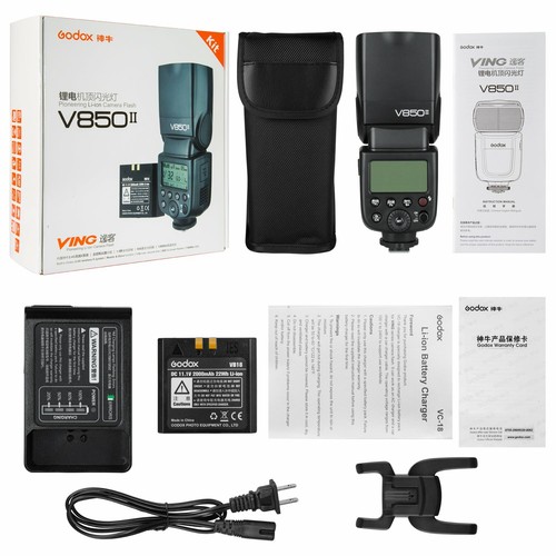 Godox V850II 2.4G HSS Speedlite w/ Battery + XPRO-S Trigger For Sony + Gift Kit - Picture 8 of 11