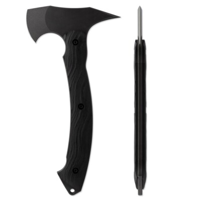 #ad Toor Tomahawk Carbon G10 Handle 5.5quot; Head 7quot; Handle w Black Sheath $399.98
