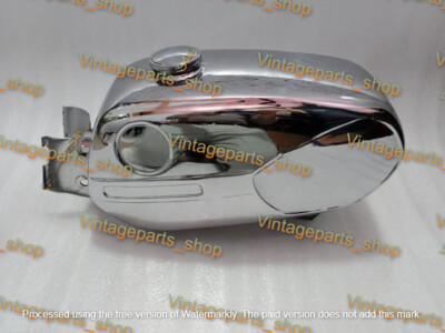 Fit For Zundapp Ks 50 Super Sport Typ 517-20 Chrome Petrol Tank 1971 With Cap