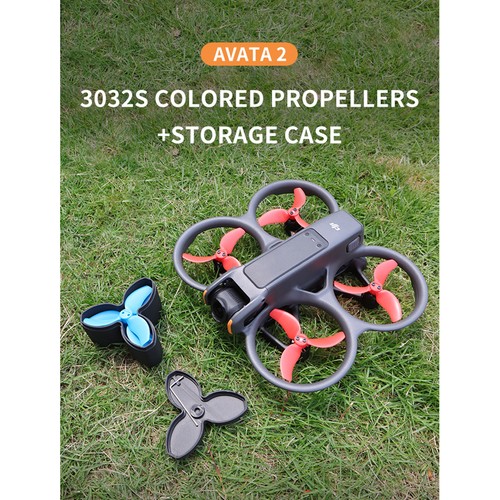 For DJI Avata 2 Drone Propellers Prop Blades Low Noise Wings with Storage Case - Picture 12 of 24