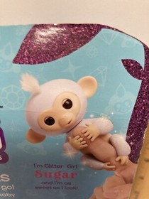 Fingerlings Baby Monkey Glitter Girl Sugar with Bonus Blanket (brand new in box)
