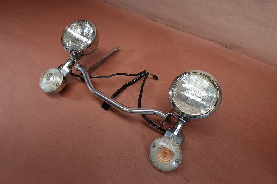 00-06 Harley Davidson Heritage Softail FLSTCI barra de luz de señal de giro delantera Foto 3 de 4