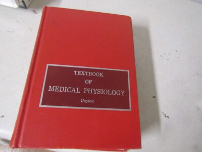 BOOK HARDBACK TEXBOOK OF MEDICAL PHYSIOLOGY GUYTON 1966