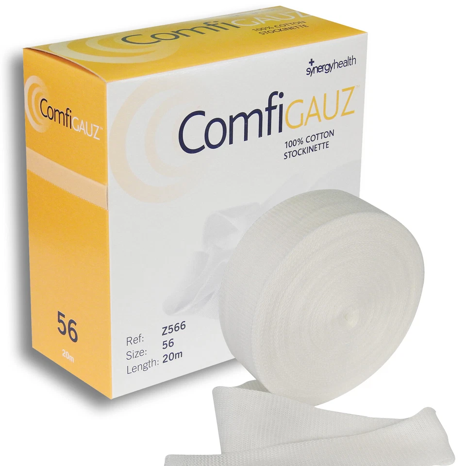SYNERGY HEALTH Comfigauz Size '56' Tubular Bandage Dressing, Adult Arms Legs Limbs 6.7cm