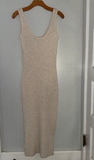 7 For All Mankind Ribbed Sweater Tank Dress Maxi Small