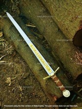 VIKING Sword Handmade Excalibur Sword Hunting Sword inculdes sheath gift for him