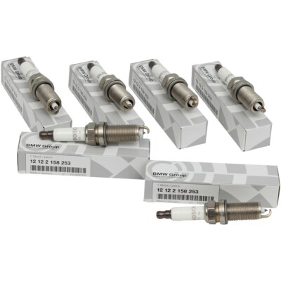 6x ORIGINAL BMW Zündkerze E81-88 E90-93 E60 E61 E65 X1 X3 X5 N52 N53 12122158253