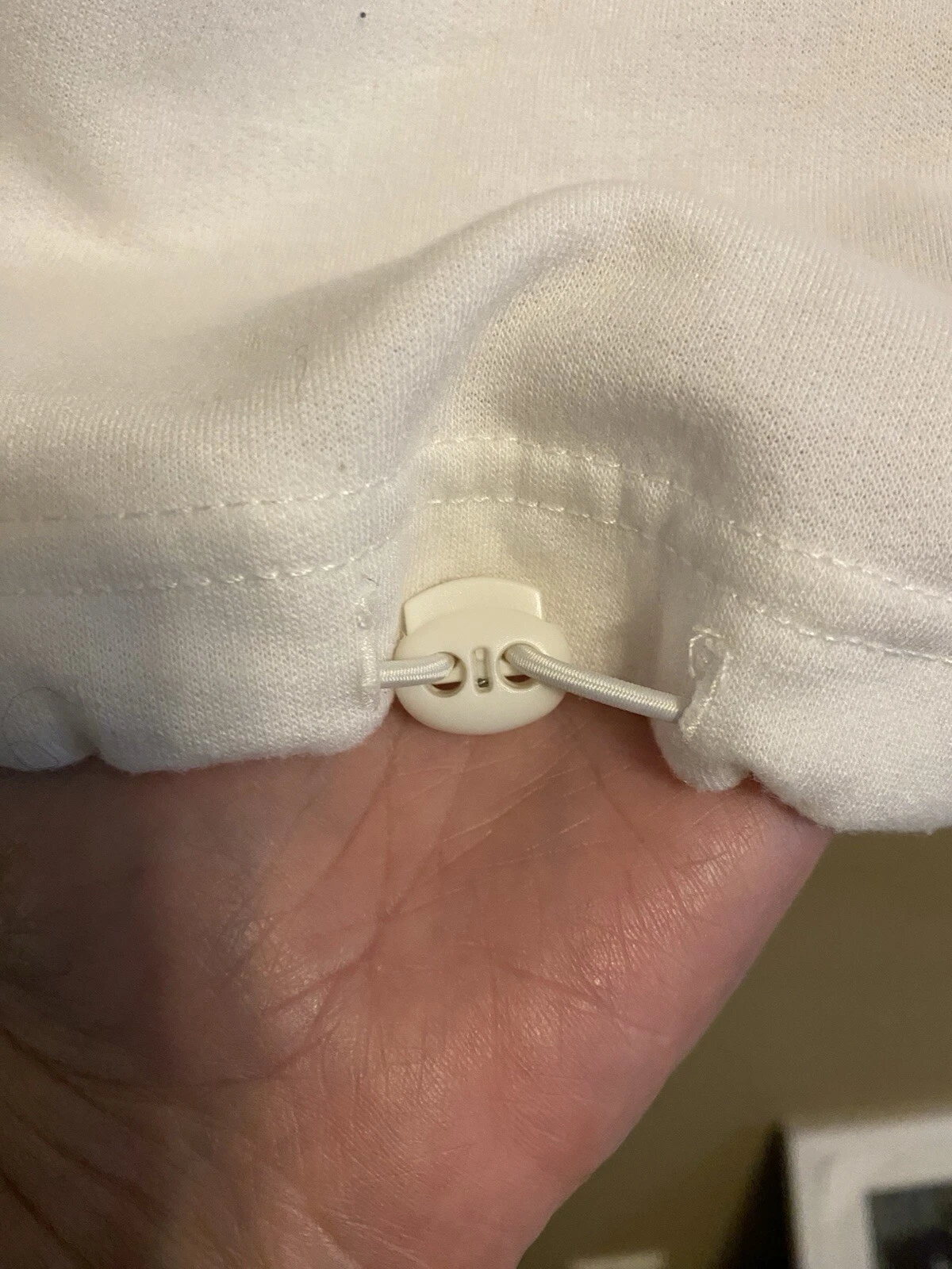 OFF WHITE Felpa con cappuccio pullover cropped avorio oliva ed edera donna XL