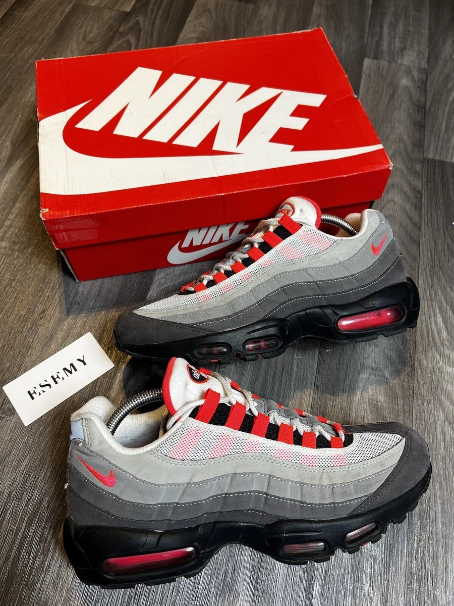 Nike Air Max 95 OG Solar Red 2018 UK 9 RARE eBay