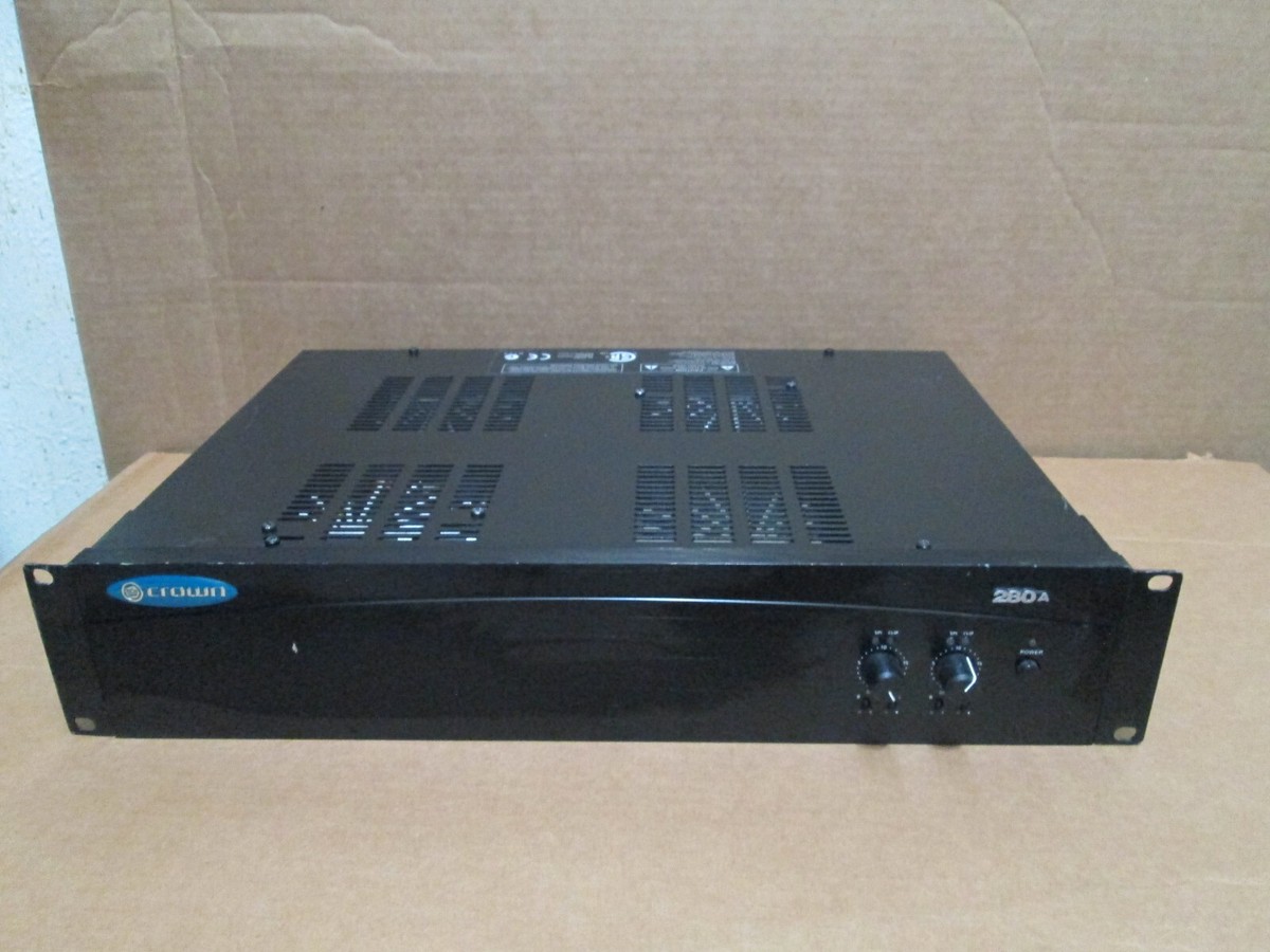 Crown 280A 2-Input Dual 80W Power Amplifier | eBay Crown 280A 2-Input Dual 80W Power Amplifier | eBay