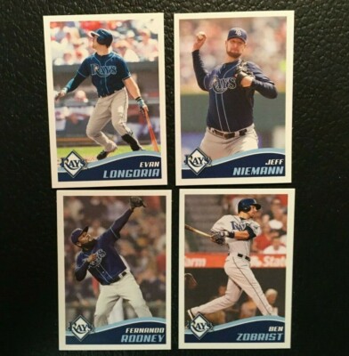 2013 Topps Baseball Stickers TAMPA BAY RAYS LOT OF 4 LOT B Free ...