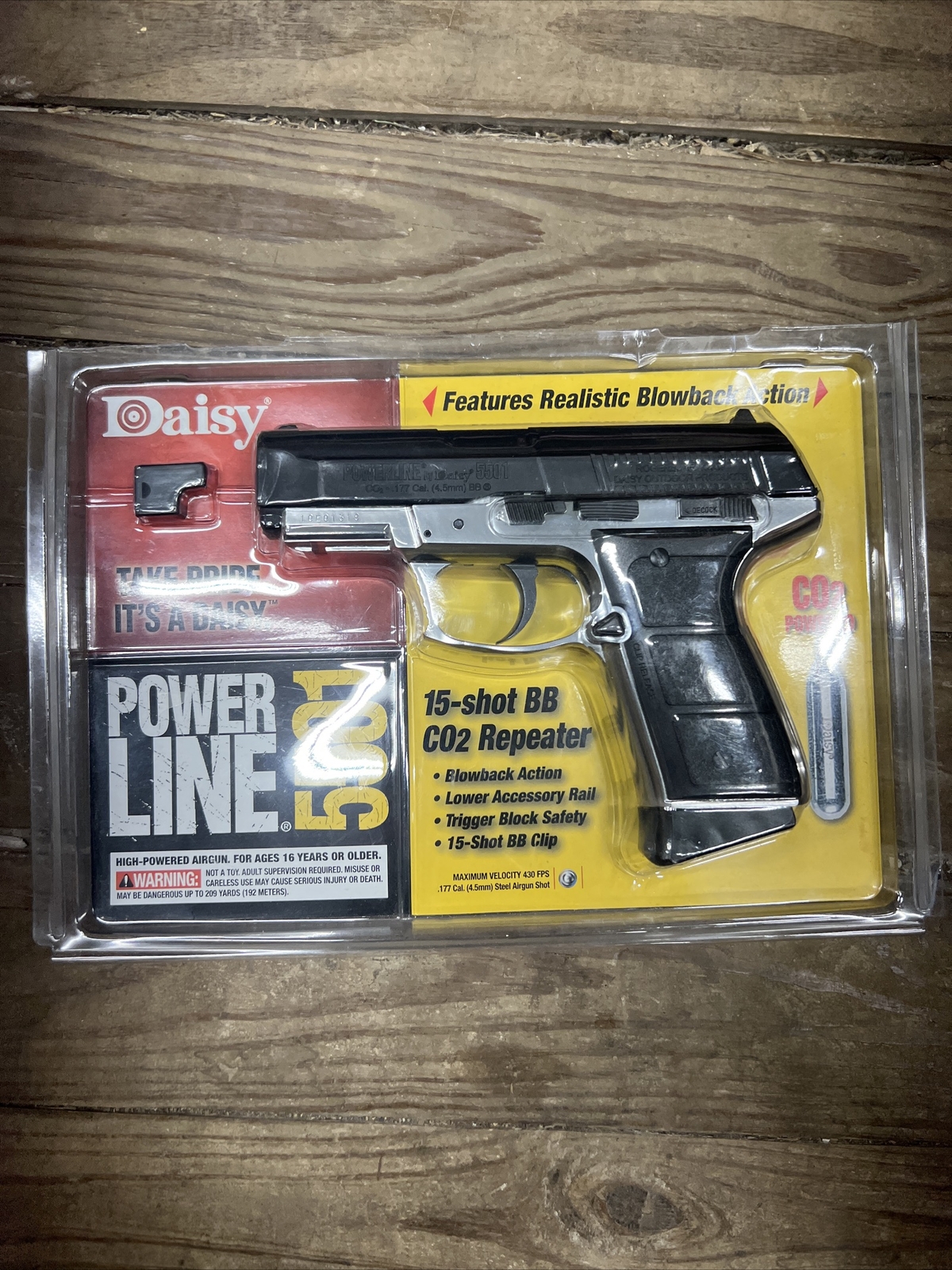 Daisy Powerline 5501 - 0.177 cal Blowback CO2 BB Pistol 39256855010 | eBay