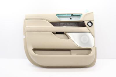 2020 - 2021 LINCOLN NAVIGATOR FRONT LEFT SIDE DOOR TRIM COVER PANEL OEM BEIGE_PC