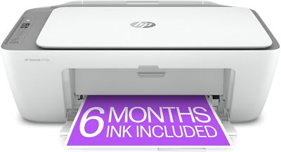 Deskjet 2755E Wireless Color Inkjet-Printer, Print, Scan, Copy, Easy Setup, M...