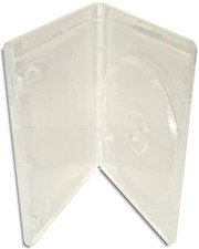 SINGLE-DISC 12mm CLEAR PS3/BLU-RAY Replacement Game Case 10-Pak
