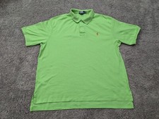 Polo by Ralph Lauren Polo Shirt Mens 2XB Big Green Short Sleeve Cotton Casual