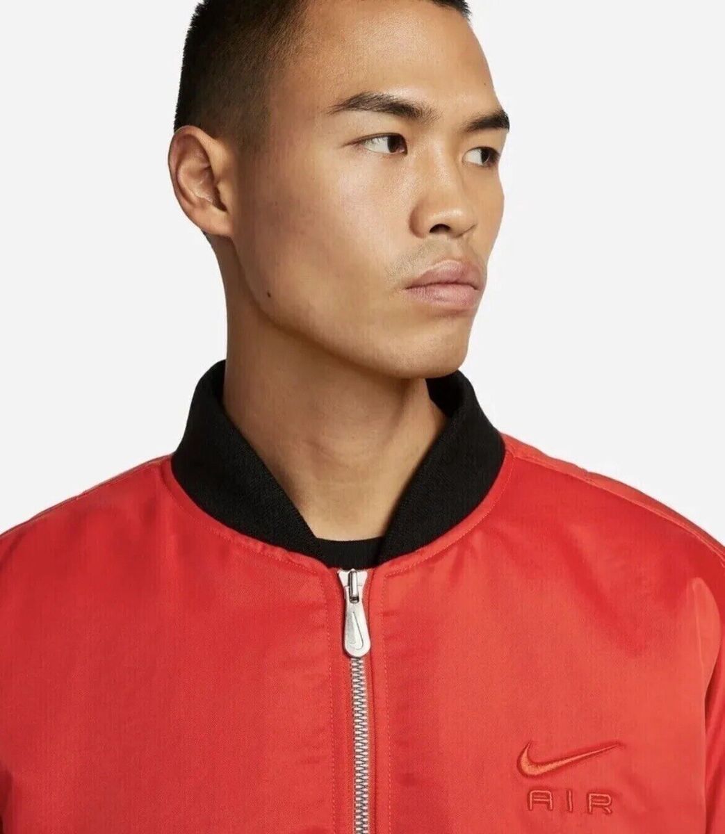 Nike Air Therma-Fit Bomber Jacket Picante Red Sweater DV9891 Nike Air Therma-Fit Bomber Jacket Picante Red Sweater DV9891