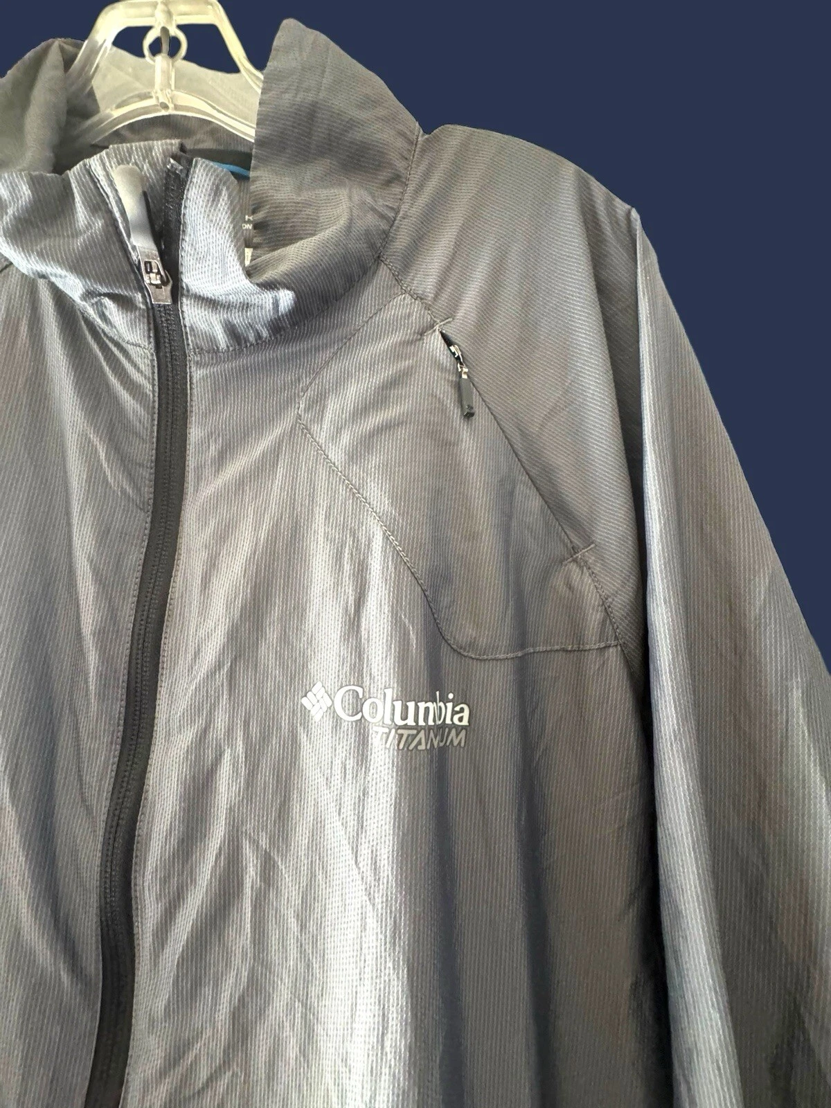 Columbia Men's Baseplate Jacket Omni-wick Evaporation Grey Size Large