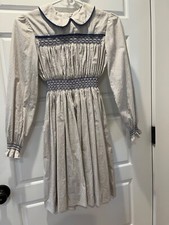 handmade vintage smocked dress girls