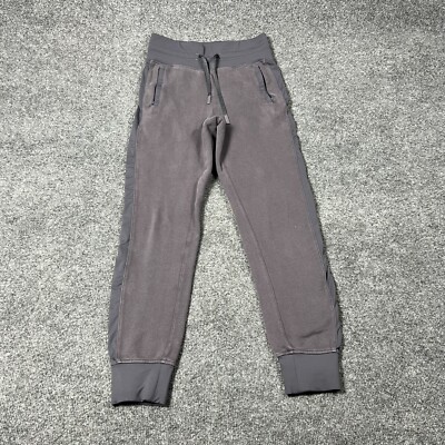 Lululemon Joggers Womens 2 Gray Faded Get Going Sweatpants Pockets Active W5ASGS
