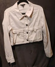 Winter White Cropped Jacket