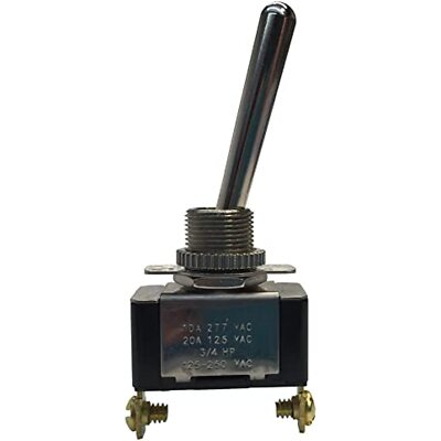Gardner Bender GSW-111 Electrical Long Bat Handle Toggle Switch, SPST, ON-OFF,