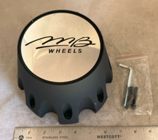 New Mb Motoring Wheels Black Wheel Rim Tall Hub Cover Center Cap 8 Lug Bc-790sl