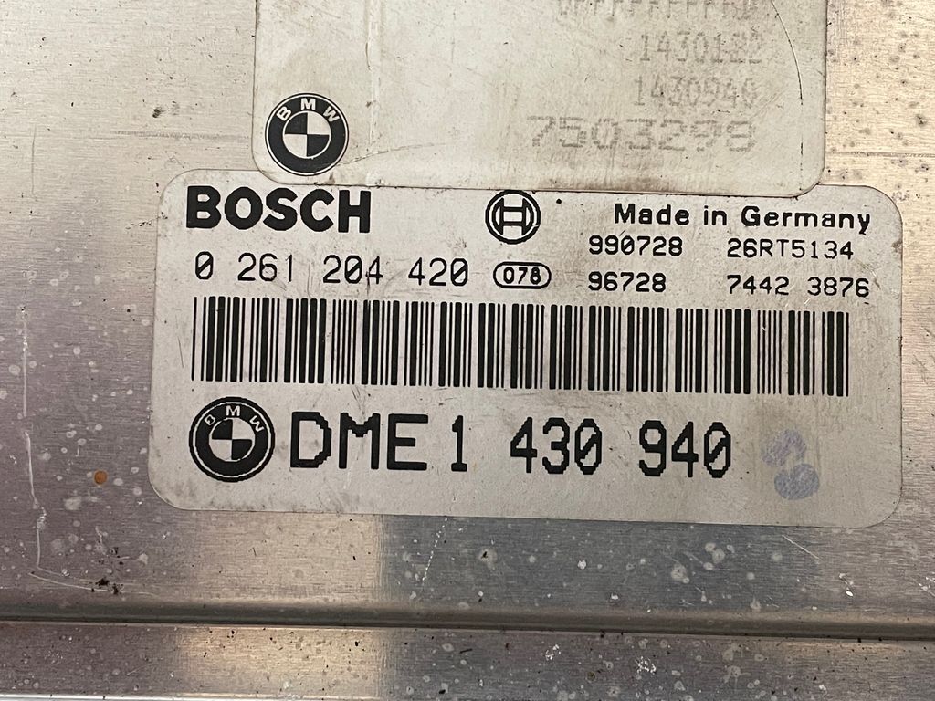 BMW 3 Series E46 1.8 16v/1.9 8v Petrol - Main Engine ECU - DME 1  