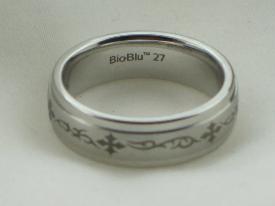 Anillo Estate Scott Kay Brawn Cobalto BioBlu 27 FE Cruz Maltesa Banda Foto 4 de 4