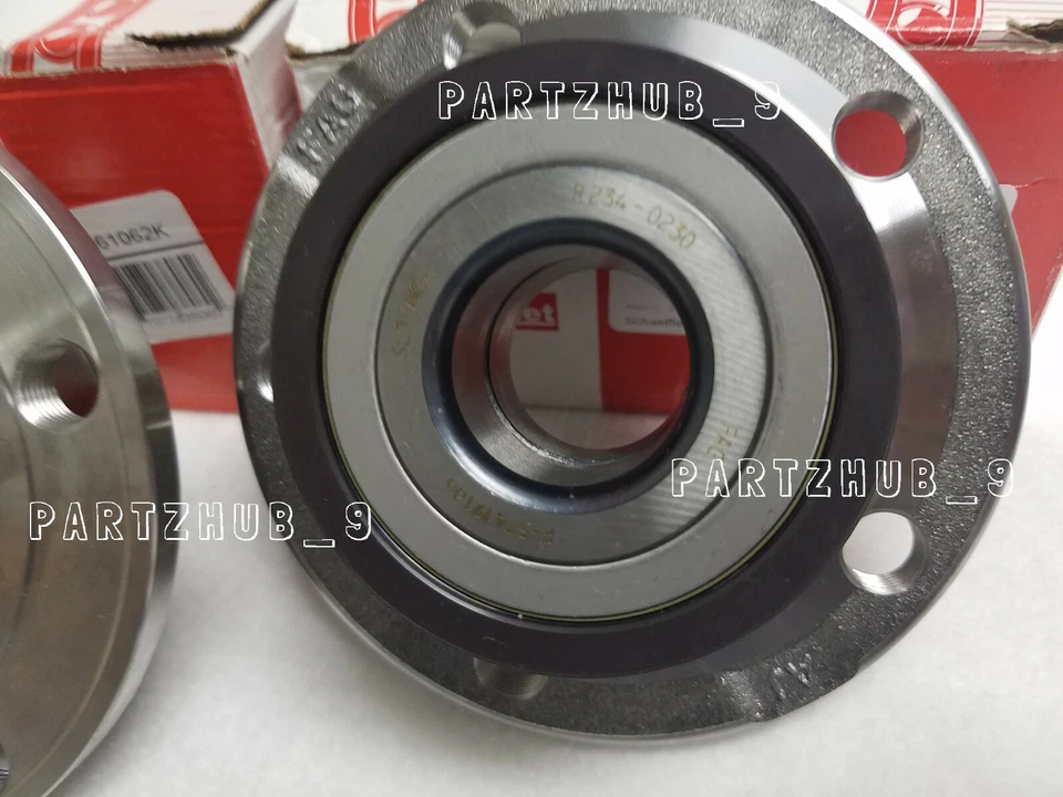 Juego de pares de 2 cojinetes de rueda traseros FAG y kit de buje para Audi A3 Q3 TT VW Beetle CC Foto 4 de 4